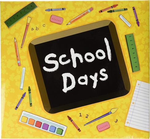 ألبوم أيام المدرسة من MBI، مقاس 12 × 12 بوصة، أصفر in Kuwait