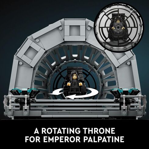 LEGO Star Wars Emperor’s Throne Room Diorama 75352 Building Set for Adults, Classic Star Wars Collectible for Display with Darth Vader Minifigure, Fun Birthday Gift for Men and Women in Saudi Arabia