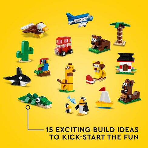 LEGO Classic Around The World 11015 Building Toy Set for Preschool Kids, Boys, and Girls Ages 4+ (950 Pieces) in Saudi Arabia