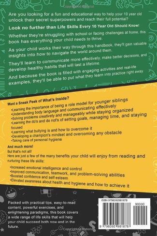 Life Skills Every 10 Year Old Should Know: An Essential Book For Tween Boys and Girls To Unlock Their Secret Superpowers and Be Successful, Healthy, and Happy in Saudi Arabia