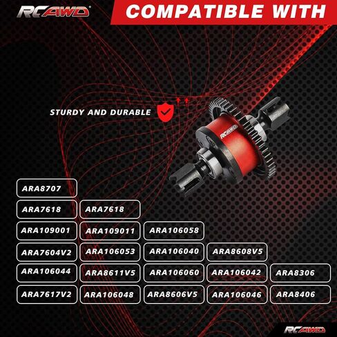 RCAWD New Internal Gear EXB Center Differential 50T for Arrma 1/7 Felony Infraction Mojave 6S BLX Diff Gear 1/8 Typhon Talion Outcast EXB Upgrades Part in Saudi Arabia