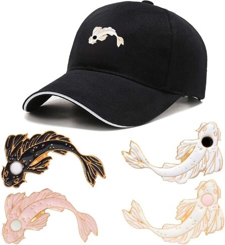 Kukiwhy 14 Pieces Enamel Lapel Brooches Pins Lovely Fish and Flower Shaped Brooch Cute Cartoon Badge Pins for DIY Backpacks Clothes Bags Jackets Hat Decorations Jewelry Accessories in Kuwait