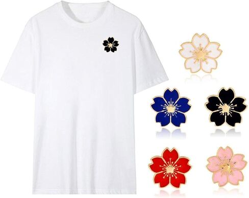 Kukiwhy 14 Pieces Enamel Lapel Brooches Pins Lovely Fish and Flower Shaped Brooch Cute Cartoon Badge Pins for DIY Backpacks Clothes Bags Jackets Hat Decorations Jewelry Accessories in Kuwait