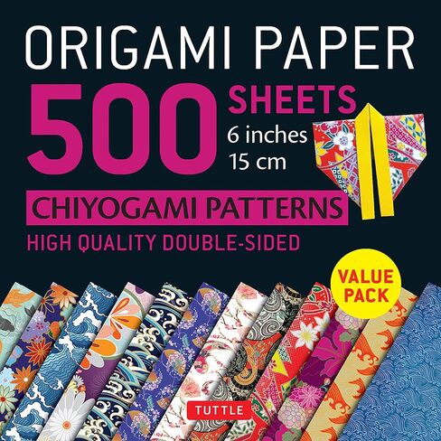 Origami Paper 500 sheets Chiyogami Patterns 6" 15cm in Saudi Arabia