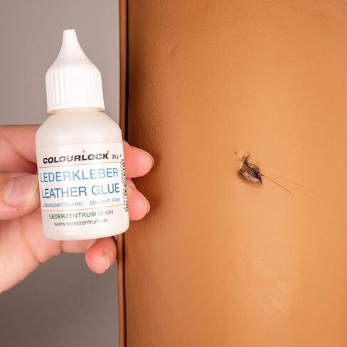 صمغ مرن من الجلد والجلد المدبوغ من كالرلوك لإصلاح الشقوق الصغيرة والتمزقات والثقوب على الأجزاء الداخلية للسيارة والأثاث والحقائب اليدوية والجواكت الجلدية وغيرها من العناصر (20 مل) in Kuwait