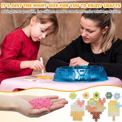 Lenwen 72000 Pcs Assorted Mini Fuse Beads 2.6 mm 72 Colors Fuse Beads Craft Set Bulk Beads for Crafts Kids Christmas Birthday Gift Arts Supplies, Multicolor in Saudi Arabia