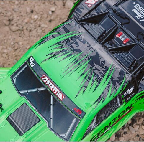 ARRMA RC Truck 1/10 SENTON 4X2 Boost MEGA 550 Brushed Short Course Truck RTR (Batteries and Charger Not Included), Blue, ARA4103V4T2 in Saudi Arabia