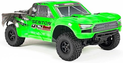 ARRMA RC Truck 1/10 SENTON 4X2 Boost MEGA 550 Brushed Short Course Truck RTR (Batteries and Charger Not Included), Blue, ARA4103V4T2 in Saudi Arabia