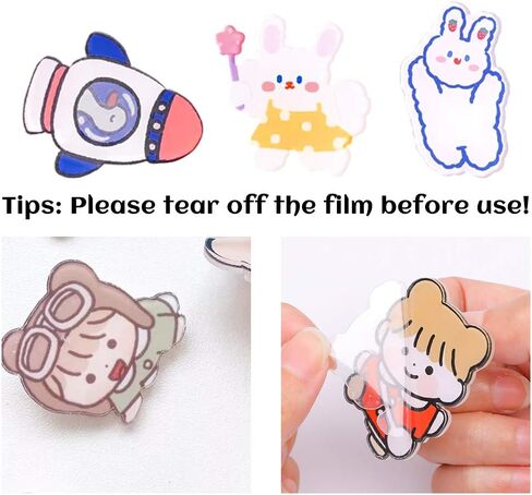 LZYMSZ 20 جهاز كمبيوتر شخصى الكرتون الاكريليك بروش دبابيس مجموعة، لطيف الجمالية شارات التلبيب دبوس، 20 أنماط نمط الأغنام الكلب أرنب الدب فتاة بروش دبوس DIY بها بنفسك أكياس الملابس السترات قبعة حقائب الظهر in Kuwait