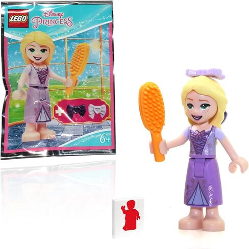 LEGO Disney Princess Tangled Minifigure - Rapunzel (with Brush and Flowers in Hair) Limited Edition in Saudi Arabia
