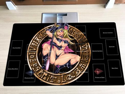 جديد Mlikemat Playmat Magi Magi Magician Gal TCG CCG بطاقة التداول حصير اللعب بدون مناطق + حقيبة مجانية (ZD039-436-K- بدون مناطق) in Saudi Arabia