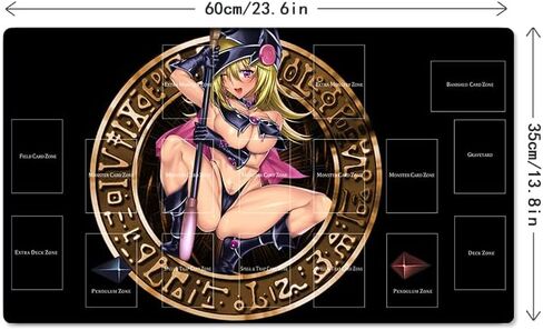 جديد Mlikemat Playmat Magi Magi Magician Gal TCG CCG بطاقة التداول حصير اللعب بدون مناطق + حقيبة مجانية (ZD039-436-K- بدون مناطق) in Saudi Arabia