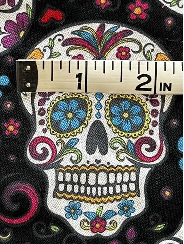 رقعات حديدية على شكل يوم الموتى - 5 بوصات × 5 بوصات | 2 بقع متنوعة in Kuwait