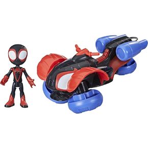 Spidey and His Amazing Friends Marvel Change 'N Go Web-Crawler and Spidey Action Figure, 2-in-1 Vehicle, 4-Inch , for Kids Ages 3 and Up in Kuwait