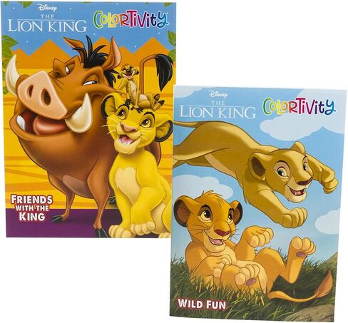 Disney Junior Lion Guard Coloring and Activity Book Set - Lion Guard and Lion King Sticker Scene Jumbo Coloring Book for Kids with Stickers (Party Supplies Pack) in Saudi Arabia