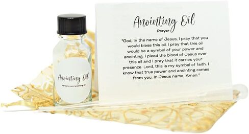 15ml Glass Bottle (black cap) with 3ml Plastic Transfer Pipette, DIY Refillable Holy Anointing Oil Travel Kit with Prayer and Instructions Included in Saudi Arabia