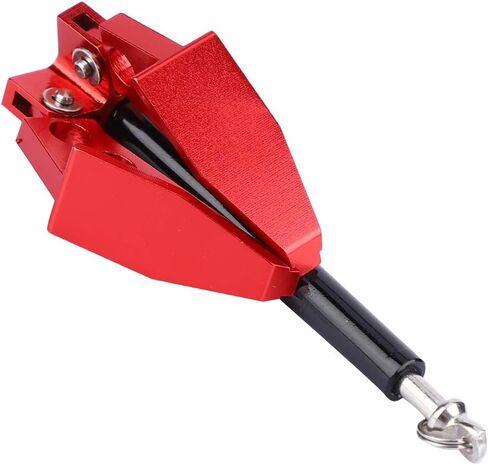 DAUERHAFT RC Car Winch Anchor,Metal Red Anchor Winch Earth Ground Tool,RC Anchor Crawler Anchor,Fit for Universal 1/10 RC Car Crawler in Saudi Arabia