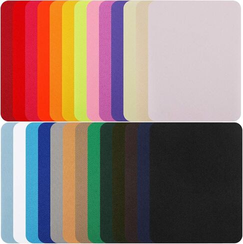 Augshy Iron On Patche, 29 Pieces Iron On Patches for Clothing Repair Jeans 4.9 x 3.7 Inch (Colorful) in Saudi Arabia