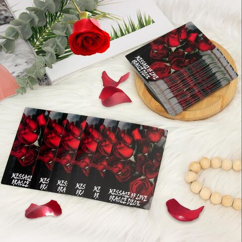 بطاقات WLWSYCEX Love Oracle Tarot للمبتدئين تتضمن الحب والرومانسية ورسائل توأم الروح ومعرفة ما يفكر فيه الشخص الآخر أو يحاول التواصل معك in Kuwait