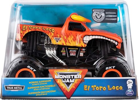 Monster Jam Official El Toro Loco Monster Truck Die-Cast Vehicle, 1:24 Scale in Saudi Arabia