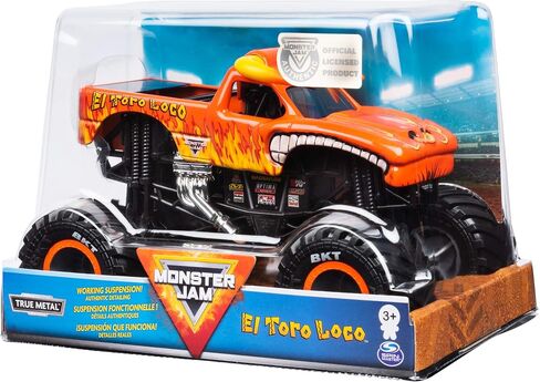 Monster Jam Official El Toro Loco Monster Truck Die-Cast Vehicle, 1:24 Scale in Saudi Arabia