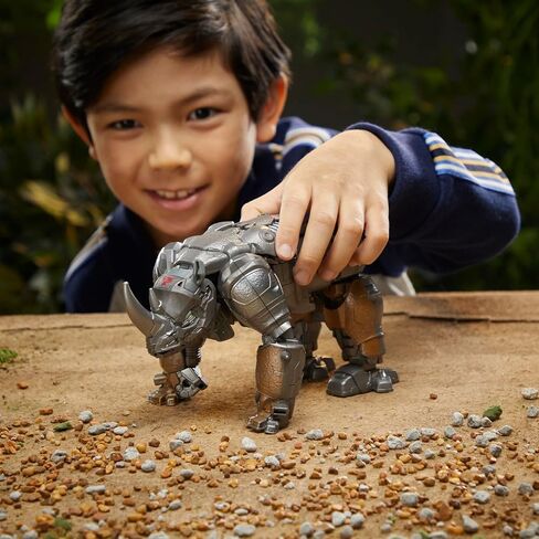 Transformers Toys Rise of The Beasts Movie, Smash Changer Rhinox Converting Action Figure for Ages 6 and up, 9-inch in Saudi Arabia