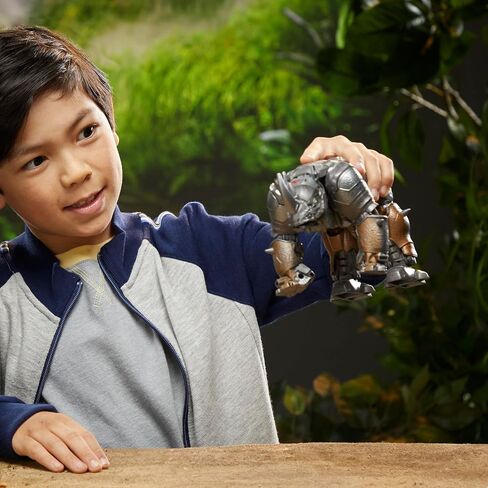 Transformers Toys Rise of The Beasts Movie, Smash Changer Rhinox Converting Action Figure for Ages 6 and up, 9-inch in Saudi Arabia