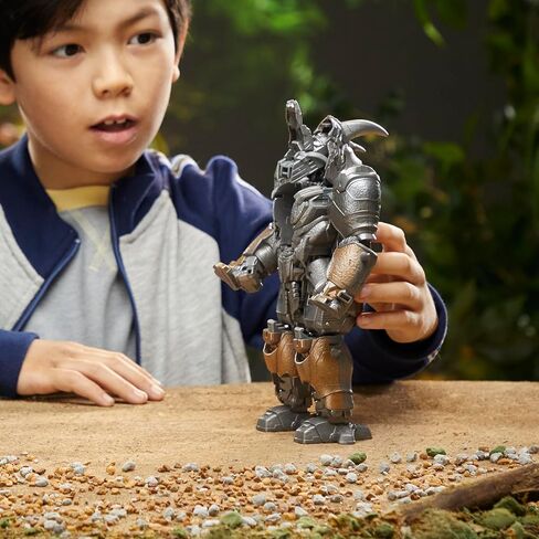 Transformers Toys Rise of The Beasts Movie, Smash Changer Rhinox Converting Action Figure for Ages 6 and up, 9-inch in Saudi Arabia