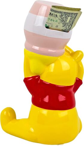 Disney Winnie The Pooh Piggy Bank for Boys and Girls, Pooh Bear Coin Bank Baby Gift in Kuwait