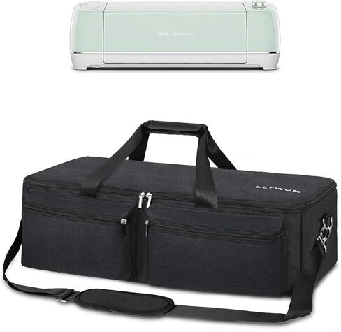 حقيبة حمل LLYWCM لجهاز Cricut Explore Air، حقيبة محمولة متوافقة مع صانع Cricut، Cameo 3 وCameo 4، حقيبة خفيفة الوزن لملحقات آلات القطع (رمادي) in Kuwait