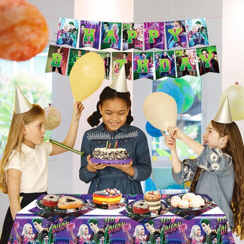 42Pcs Zombies 3 Party Supplies Birthday Theme Zombies Plates/Napkins/Banner/Tablecover cloth For Boys Party Favor Table Decoration in Kuwait