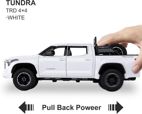 SASBSC Tundra Truck Toys for 3 4 5 6 7 Year Old Boys Off-Road Pickup Toy Trucks for Boys Age 3-5 Diecast Metal Trucks with Light and Sound Pull Back Toy Cars Birthday Gift for Kids Green in Kuwait