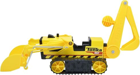 Tonka Steel Classics, Trencher– Made with Steel & Sturdy Plastic, Yellow Friction Powered, Boys and Girls, Toddlers Ages 3+,Big Construction Truck, Toddlers, Birthday Gift, Holiday in Saudi Arabia