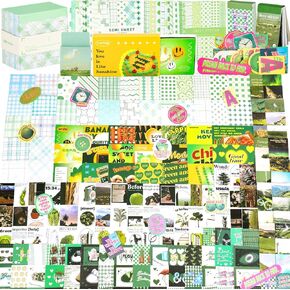 مجموعة لوازم سجل القصاصات 640 قطعة، ملصقات جمالية صفراء، قصاصات ورقية، مواد قصاصات رصاصة، لوازم يومية غير مرغوب فيها، مجموعة هدايا حرفية، قصاصات لطيفة، ورق زخرفي للأطفال البنات in Kuwait