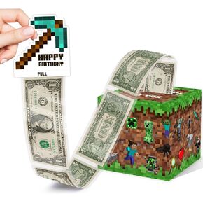 Surprise Money Box Gift Pull for Game Lover Pixel Game Money Box for Cash in Saudi Arabia
