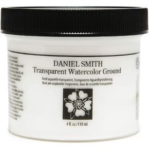 Daniel Smith Watercolor Ground 4oz Jar, Titanium White, 284055002, 4 Fl Oz (Pack of 1)