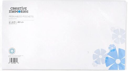 Creative Memories 6x12 Peekaboo Pockets (6/pk) Photo Mounting Sleeves Half Page in Saudi Arabia