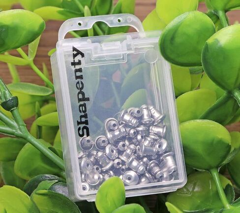 Shapenty 50PCS/25Pairs Stainless Steel Earnuts Clutches Earring Safety Backs Stopper Replacements Earring Backing Jewelry Making Findings (4.5 x 5 MM) in Saudi Arabia