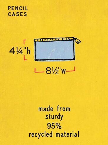 مقلمة Blue Q - أنا فتاة، ما هي قوتك الخارقة؟ سحاب ضخم، قوي وسهل التنظيف بالمسح، 95% مادة معاد تدويرها، مقاس 4.25 بوصة ارتفاع × 8.5 بوصة عرض in Kuwait