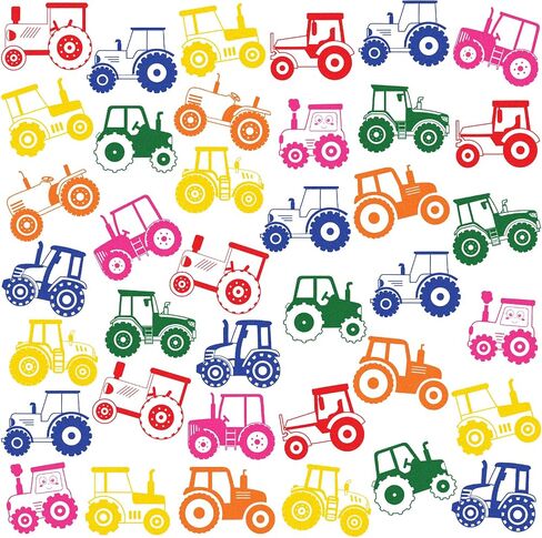 Tractor Themed Stampers for Kids, Themed Farm Tractor Birthday Party Favors Decorations Supplies 12PCS Stamps Classroom Gifts Cute for Boys Girls Rewards Birthday Party Gifts Ideals Prizes in Saudi Arabia