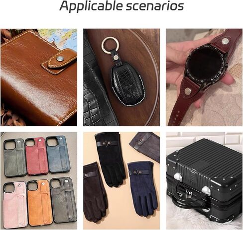 100 مجموعة من مجموعات متنوعة من الجلود اللولبية شيكاغو، 5 أحجام من المسامير المعدنية اللولبية، حرفة جلدية DIY، للحقائب الجلدية للكتب وتغليف أموال الأحذية (M5*5,6,8,10,12) (أسود) in Kuwait