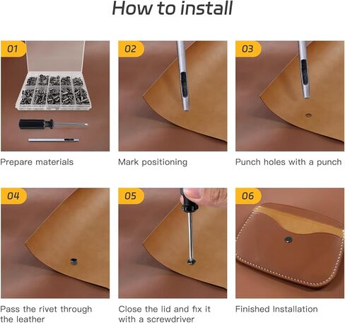100 مجموعة من مجموعات متنوعة من الجلود اللولبية شيكاغو، 5 أحجام من المسامير المعدنية اللولبية، حرفة جلدية DIY، للحقائب الجلدية للكتب وتغليف أموال الأحذية (M5*5,6,8,10,12) (أسود) in Kuwait