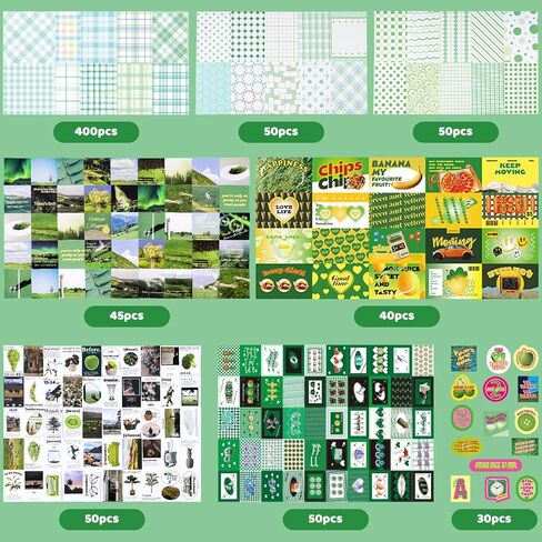 مجموعة لوازم سجل القصاصات 640 قطعة، ملصقات جمالية صفراء، قصاصات ورقية، مواد قصاصات رصاصة، لوازم يومية غير مرغوب فيها، مجموعة هدايا حرفية، قصاصات لطيفة، ورق زخرفي للأطفال البنات in Kuwait