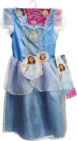 ديزني زي الاميرة سندريلا، فستان موسيقي متلألئ يغني اند شيمر، يغني لونغ "A Dream is A Wish Your Heart Makes" مثالي للحفلات أو الهالوين أو التنكر [حصري على أمازون] in Kuwait