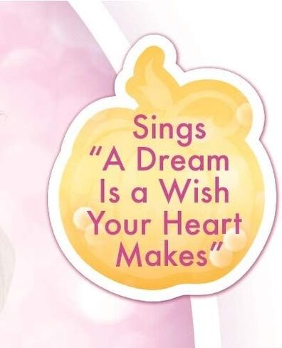 ديزني زي الاميرة سندريلا، فستان موسيقي متلألئ يغني اند شيمر، يغني لونغ "A Dream is A Wish Your Heart Makes" مثالي للحفلات أو الهالوين أو التنكر [حصري على أمازون] in Kuwait