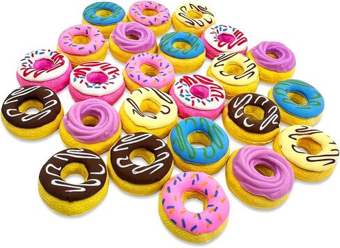 Kipp Brothers Mini Donut Erasers (Pack of 24) (KP4357) in Kuwait