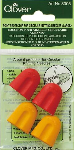 Clover 3005 Point Protectors for Circular Knitting Needles Large in Saudi Arabia