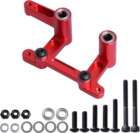 ترقية حلقات التحكم من الألومنيوم المؤكسد الأحمر ووصلة السحب 3743 لـ 1/10 RC Traxxas Slash 2WD in Kuwait