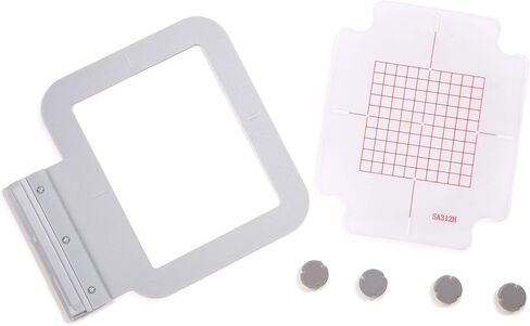 Metal/Magnetic Hoop for Brother/Babylock Embroidery Machine 4"x4" (SA438) INNOV-is: 1500D, 2200D, 2500D, 2800D 4000D 5000D DREAMMAKER VE2200 VM6200D DUETTA 4500D 4700D Quattro 6000D 6700D in Saudi Arabia