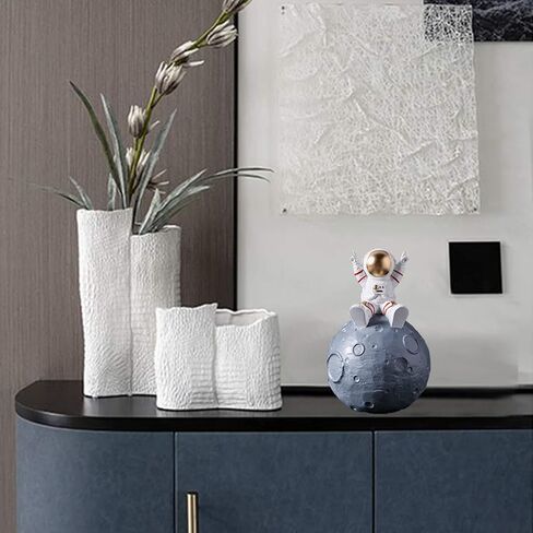 Piggy Bank for Kids, Astronaut Toys with Planet Coin Bank Resin Money Jar for Space Decor,Spaceman Piggy Banks Easter Birthday Aniversario for Boys Girls in Kuwait